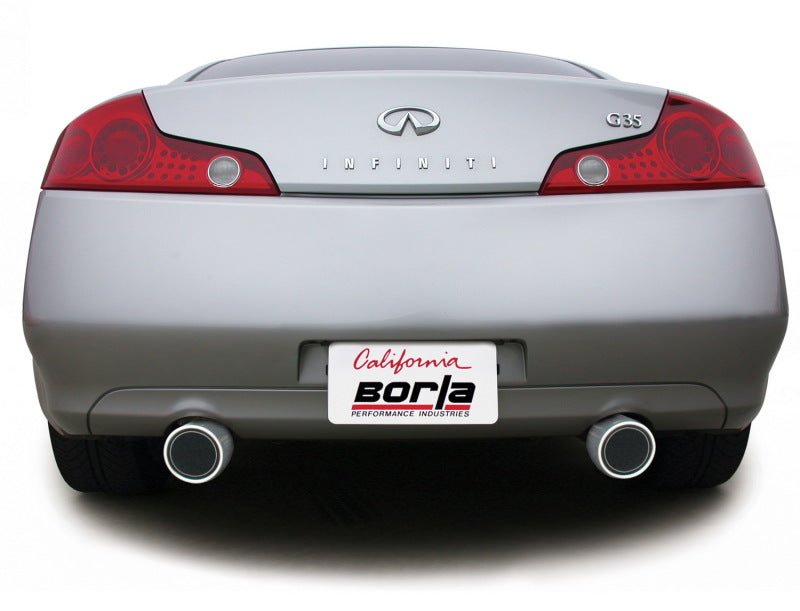 Borla 03-07 G35 Coupe Cat-back Exhaust - Crew Original
