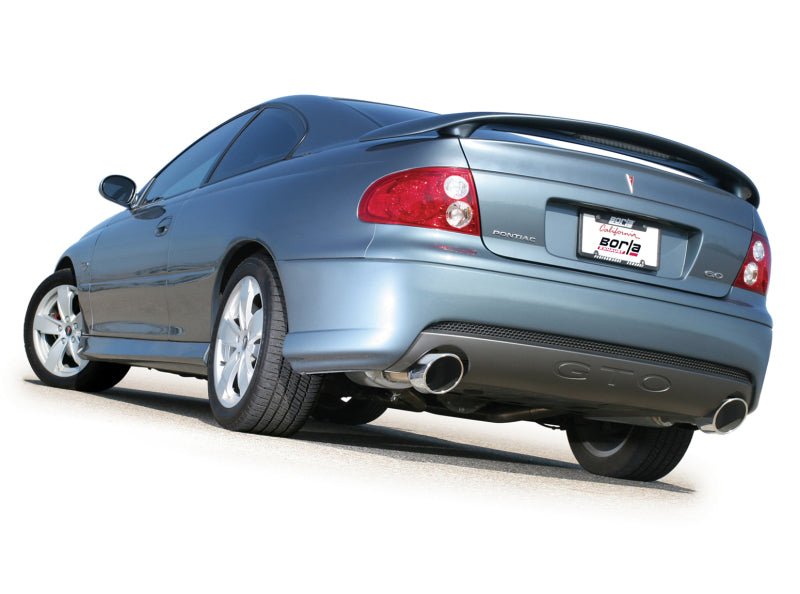 Borla 05-06 Pontiac GTO Coupe 2dr 6.0L 8cyl AT/MT 4spd/6spd RWD SS Catback Exhaust w/ inXin Pipe - Crew Original