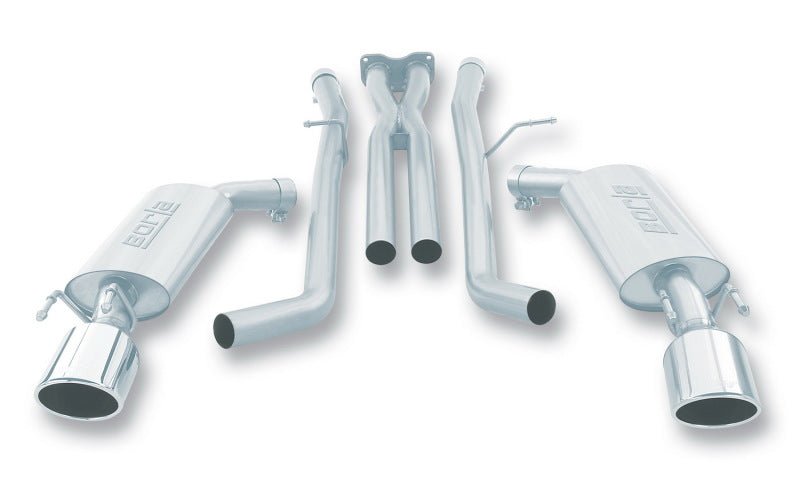 Borla 05-06 Pontiac GTO Coupe 2dr 6.0L 8cyl AT/MT 4spd/6spd RWD SS Catback Exhaust w/ inXin Pipe - Crew Original