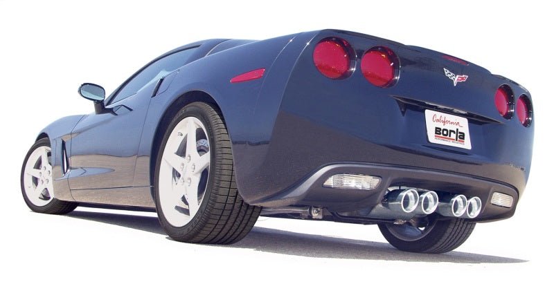 Borla 05-08 Chevrolet Corvette Coupe/Conv 6.0L/6.2L 8cyl Aggressive ATAK Exhaust (rear section only) - Crew Original