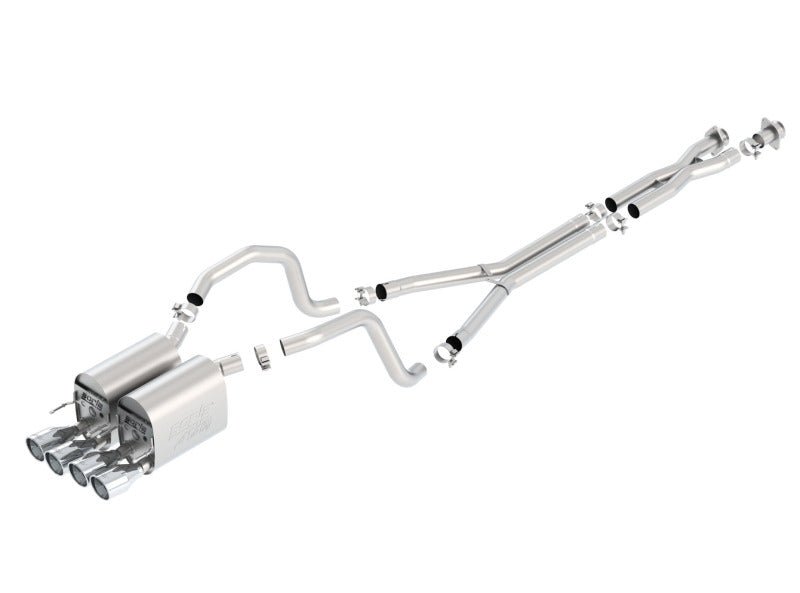 Borla 05-08 Chevrolet Corvette Coupe/Convertible 2dr 6.2L 8cyl AT/MT 6spd ATAK SS Catback Exhaust - Crew Original