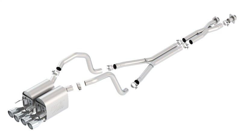 Borla 05-08 Chevrolet Corvette Coupe/Convertible 2dr 6.2L 8cyl AT/MT 6spd ATAK SS Catback Exhaust - Crew Original