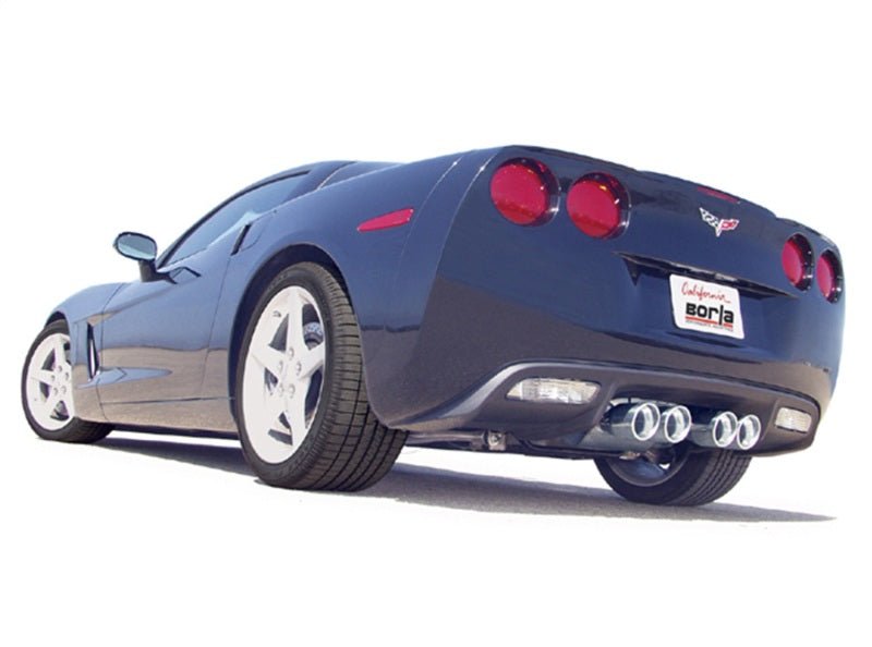 Borla 05-08 Chevrolet Corvette Coupe/Convertible 2dr 6.2L 8cyl AT/MT 6spd ATAK SS Catback Exhaust - Crew Original