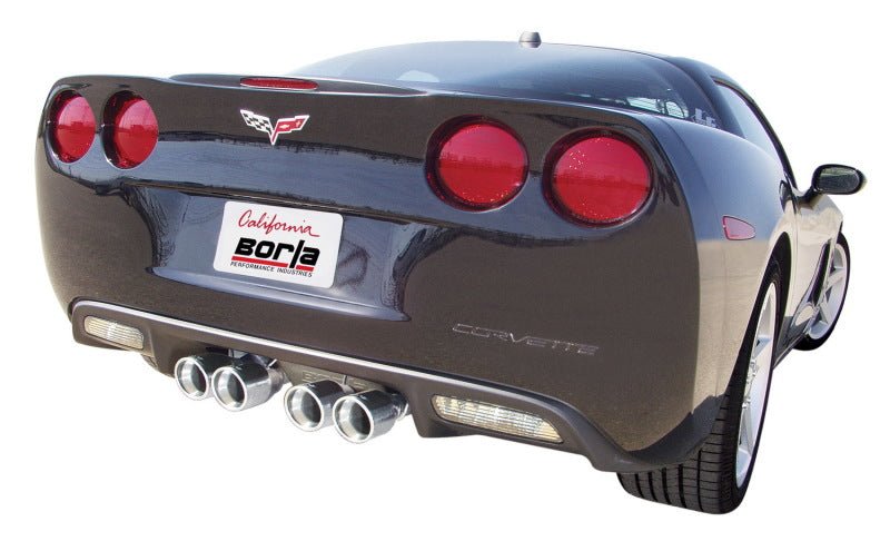 Borla 05-08 Corvette Convertible/Coupe 6.0L/6.2L 8cyl SS S-Type Exhaust (REAR SECTION ONLY) - Crew Original