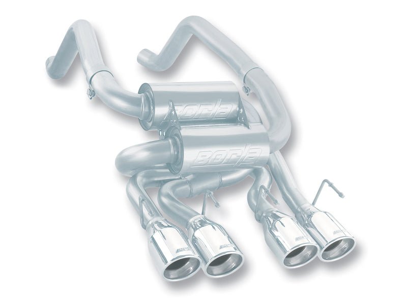 Borla 05-08 Corvette Convertible/Coupe 6.0L/6.2L 8cyl SS S-Type Exhaust (REAR SECTION ONLY) - Crew Original