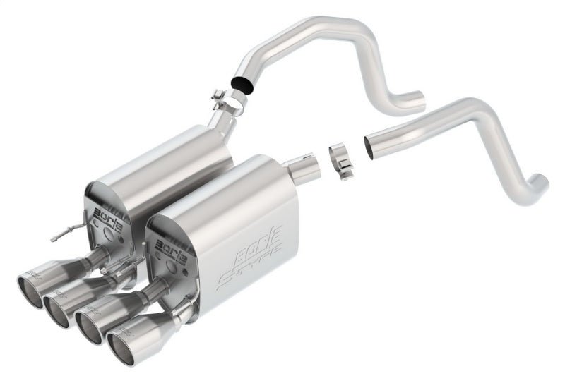 Borla 05-08 Corvette Coupe/Conv 6.0L/6.2L 8cyl AT/MT 6spd S-Type II SS Exhaust (rear section only) - Crew Original