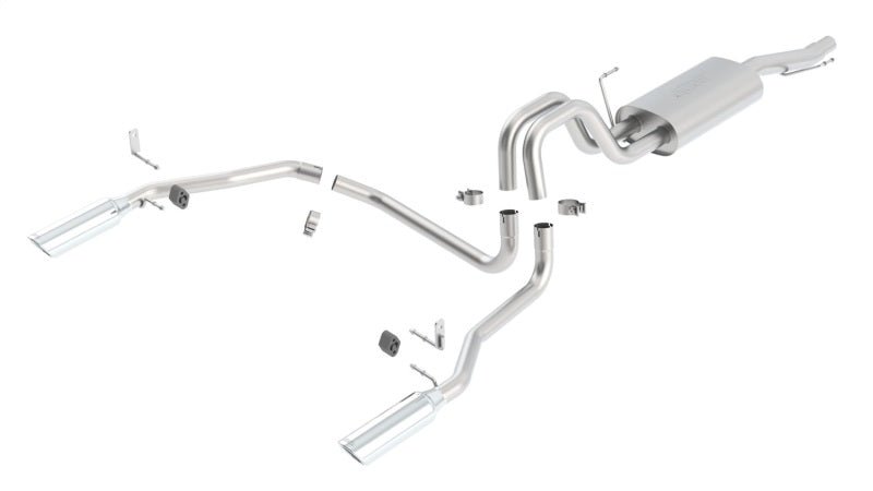 Borla 05-08 Ford F-150 66in/78in Bed 4dr SS Catback Exhaust - Crew Original