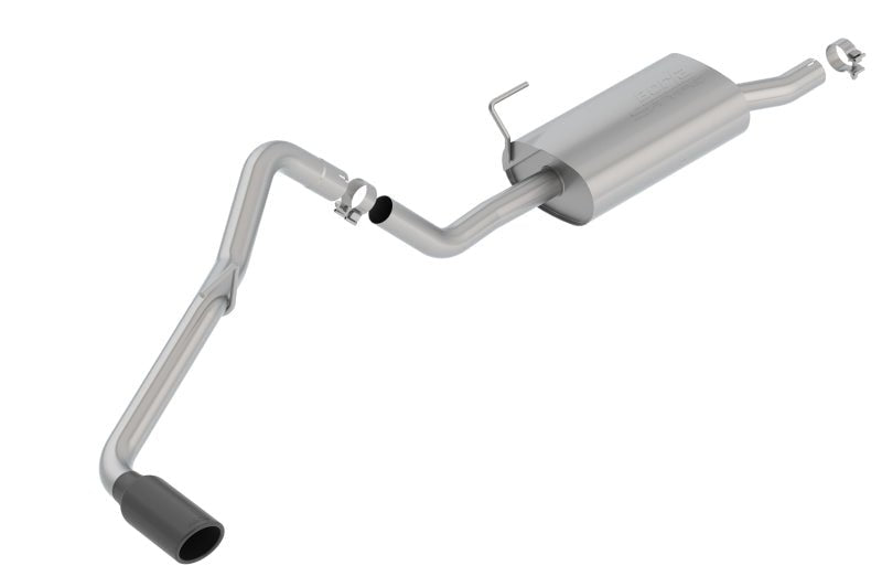Borla 05-19 Nissan Frontier 4.0L V6 AT/MT Regular Cab S-type Exhaust (2wd/4wd) - Black Chrome Tip - Crew Original