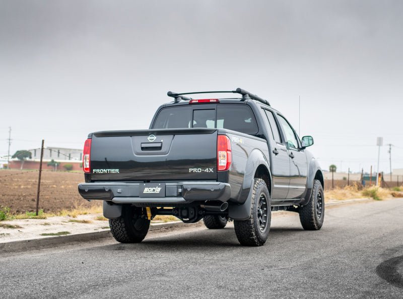 Borla 05-19 Nissan Frontier 4.0L V6 AT/MT Regular Cab S-type Exhaust (2wd/4wd) - Black Chrome Tip - Crew Original