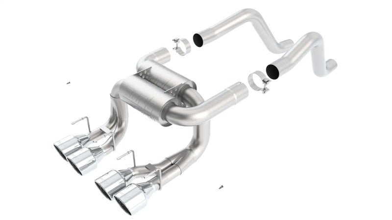 Borla 06-12 Chevrolet Corvette Z06/ZR1 6.2L/7.0L 8cyl Aggressive ATAK Exhaust (rear section only) - Crew Original