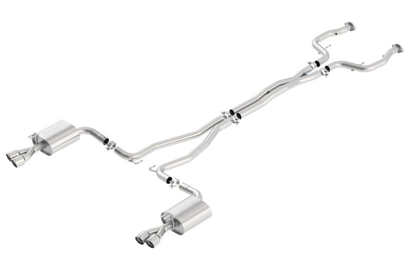 Borla 08-09 Pontiac G8/GT 6.0L 8cyl SS Catback Exhaust w/ X Pipe - Crew Original