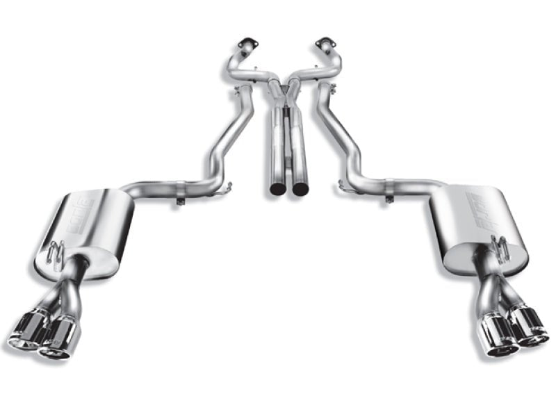 Borla 08-09 Pontiac G8/GT 6.0L 8cyl SS Catback Exhaust w/ X Pipe - Crew Original