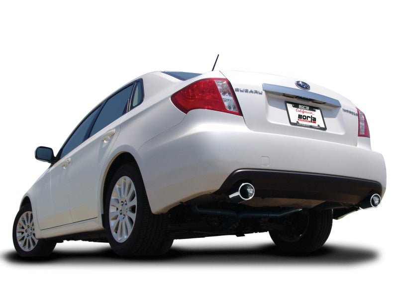 Borla 08-10 Subaru Impreza 2.5i Sedan 4DR SS Catback Exhaust - Crew Original
