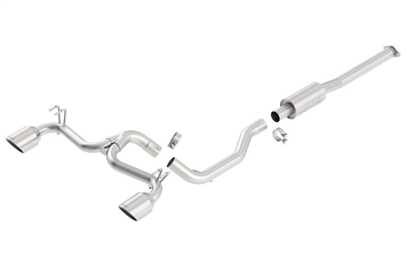 Borla 08-14 Mitsubishi EVO X Catback Exhaust - Crew Original