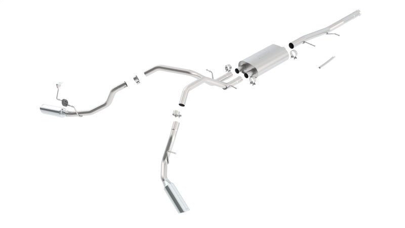 Borla 09-11 Chevrolet Sierra 1500 WT/SLT/SLEi/XFE / Silverado 1500 WT/LT/LTZ/LS SS Catback Exhaust - Crew Original