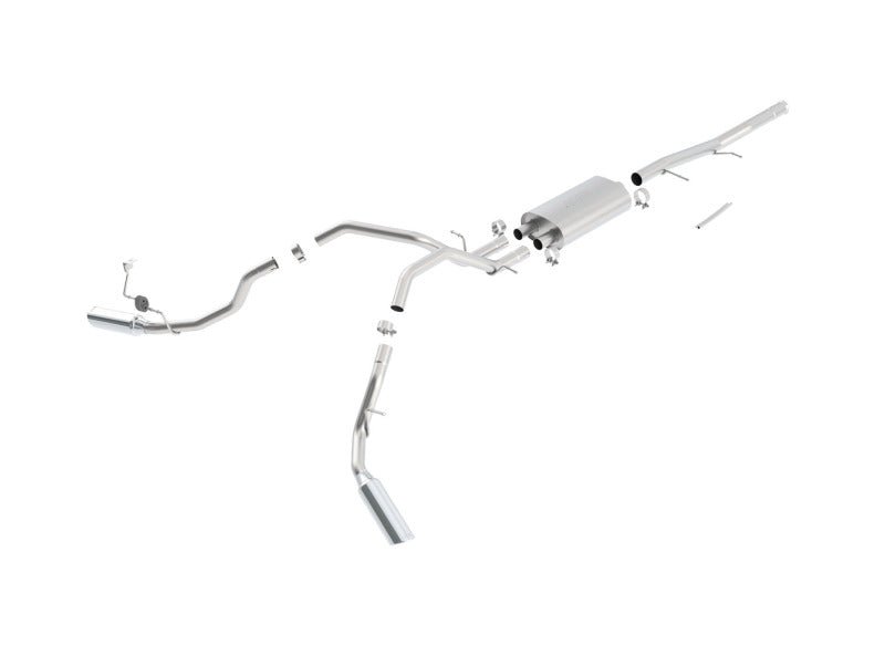 Borla 09-11 Chevrolet Sierra 1500 WT/SLT/SLEi/XFE / Silverado 1500 WT/LT/LTZ/LS SS Catback Exhaust - Crew Original