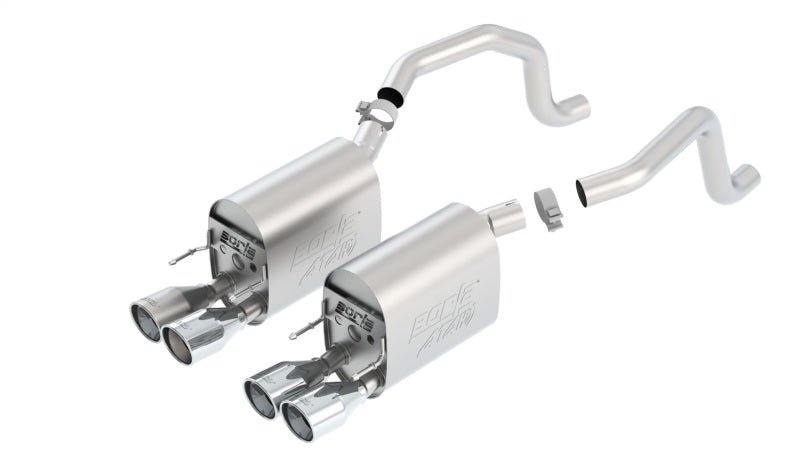 Borla 09-12 Chevy Corvette C6 Coupe/Convertible 6.2L 8cyl Aggressive ATAK Exhaust - Crew Original
