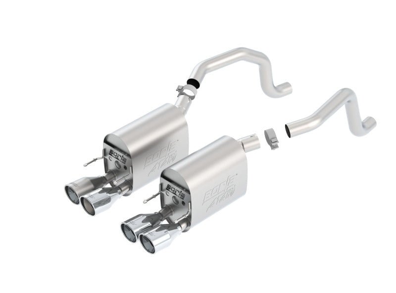 Borla 09-12 Chevy Corvette C6 Coupe/Convertible 6.2L 8cyl Aggressive ATAK Exhaust - Crew Original