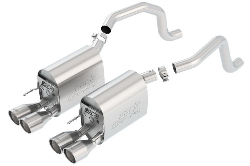 Borla 09-12 Corvette Coupe/Conv 6.2L 8cyl 6spd RWD inS-Type IIin Exhaust (rear section only) - Crew Original