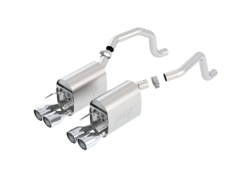 Borla 09-12 Corvette Coupe/Conv 6.2L 8cyl 6spd RWD inS-Type IIin Exhaust (rear section only) - Crew Original