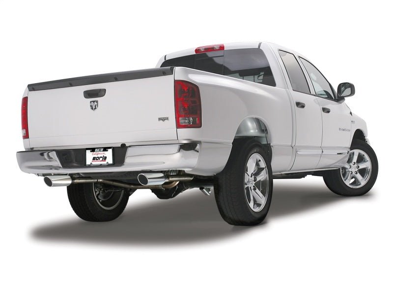 Borla 09-13 Dodge RAM 1500 5.7L CC/SB w/Fact Sngl Exh C/B 3x2.5in Single Round Rolled Split Rear - Crew Original