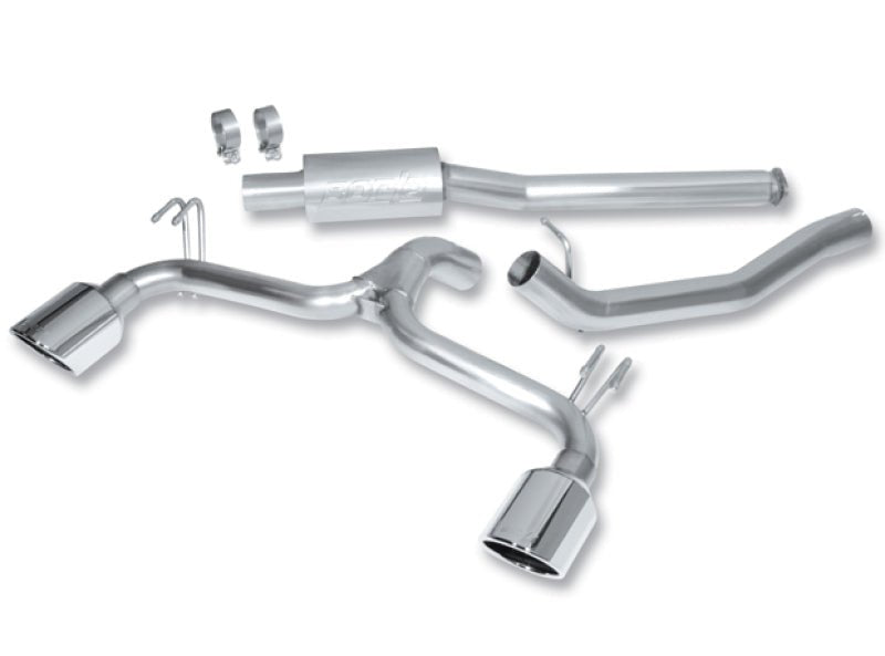 Borla 09-15 Mitsubishi Lancer Ralliart 2.0L 4cyl MT 6spd AWD Catback Exhaust - Crew Original