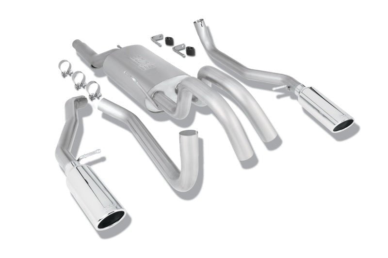 Borla 09 Ford F-150 Stainless Steel Touring Style Catback Exhaust - Crew Original