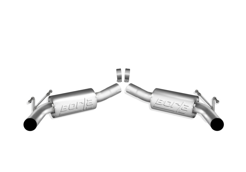 Borla 10-11 Chevy Camaro SS Coupe/Convertible 6.2L 8cyl SS S-Type Exhaust (REAR SECTION ONLY) - Crew Original