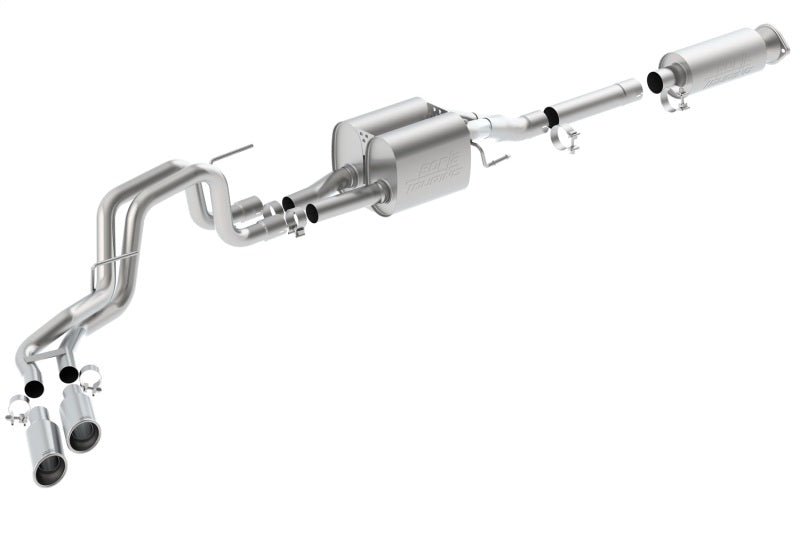 Borla 10-12 Ford F-150 Raptor 6.2L V8 2/4WD AT Touring SS Catback Exhaust - Crew Original
