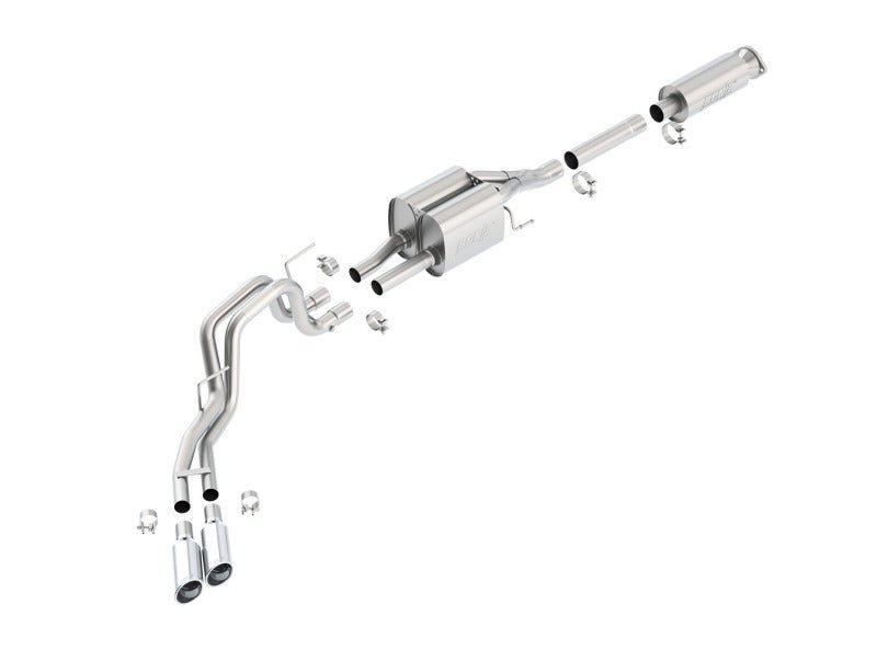 Borla 10-12 Ford F-150 Raptor 6.2L V8 2/4WD AT Touring SS Catback Exhaust - Crew Original