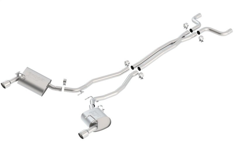 Borla 10-13 Camaro 3.6L V6 (except 2013 RS) Touring Catback Exhaust - Crew Original