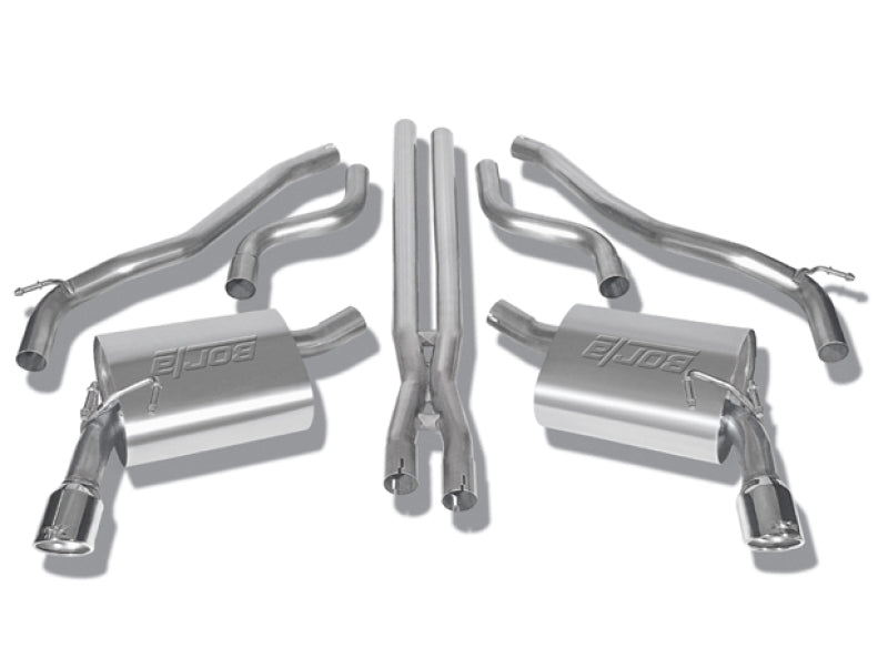 Borla 10-13 Camaro 3.6L V6 (except 2013 RS) Touring Catback Exhaust - Crew Original
