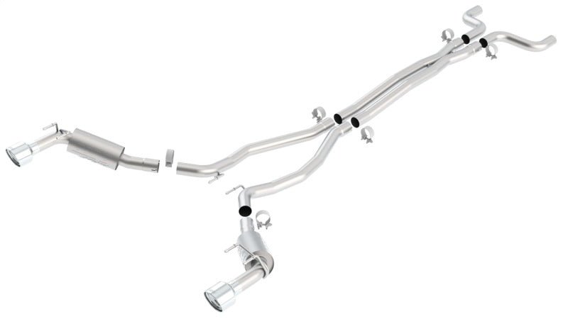 Borla 10-13 Chevy Camaro SS 6.2L 8cyl Aggressive Catback Exhaust - Crew Original