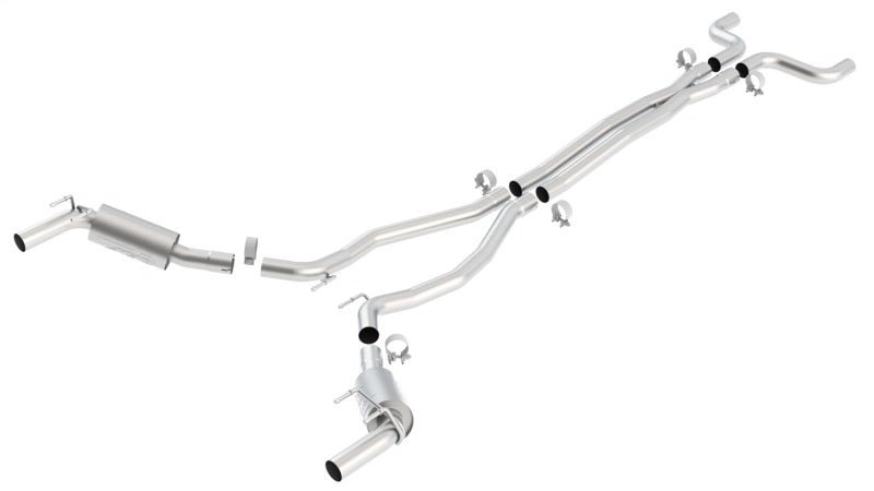 Borla 10-13 Chevy Camaro SS 6.2L V8 ATAK Catback Exhaust Incl. X Pipe works w/GFX Package - Crew Original
