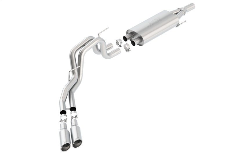 Borla 10-14 Ford F-150 SVT Raptor 6.2L-8cyl SS Catback Exhaust - Crew Original