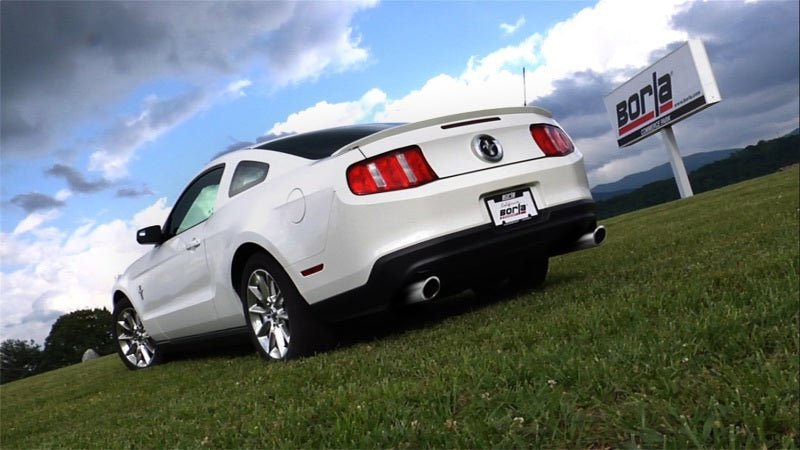 Borla 11-12 Ford Mustang 3.7L AT/MT RWD 2dr ATAK SS Catback Exhaust - Crew Original