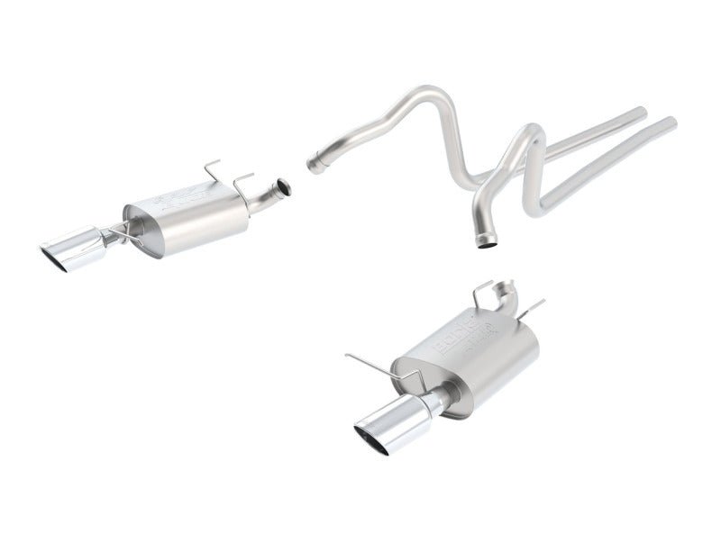 Borla 11-12 Ford Mustang 3.7L AT/MT RWD 2dr ATAK SS Catback Exhaust - Crew Original