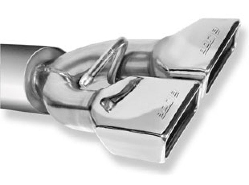 Borla 11-14 Dodge Challenger 3.6L AT/MT RWD 2Dr Single Split Rear Exit Rectangle Tip Catback Exhaust - Crew Original