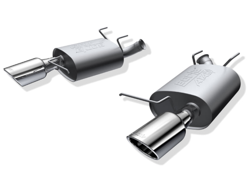 Borla 11-14 Ford Mustang 3.7L 6cyl Aggressive ATAK Exhaust (rear section only) - Crew Original