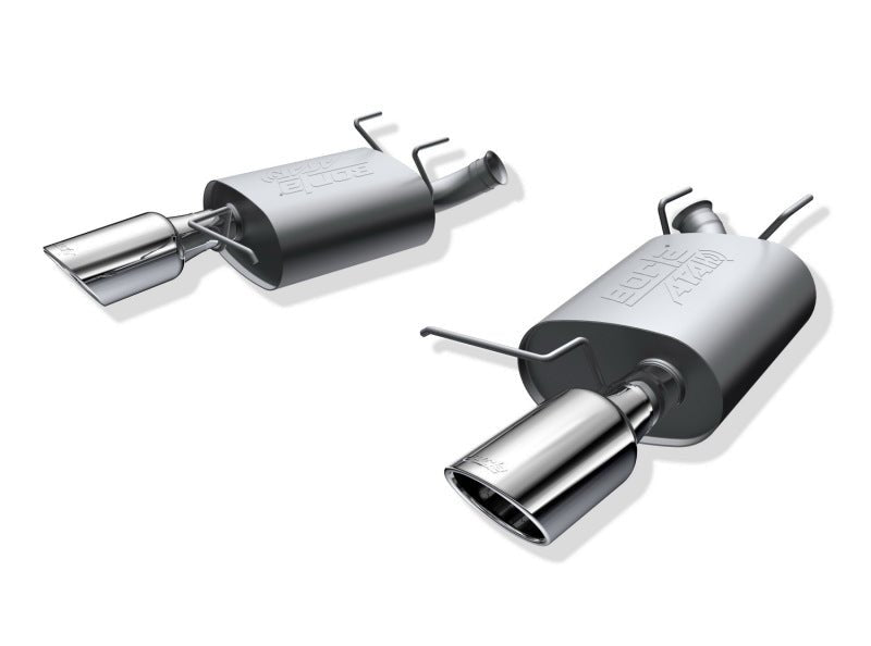 Borla 11-14 Ford Mustang 3.7L 6cyl Aggressive ATAK Exhaust (rear section only) - Crew Original