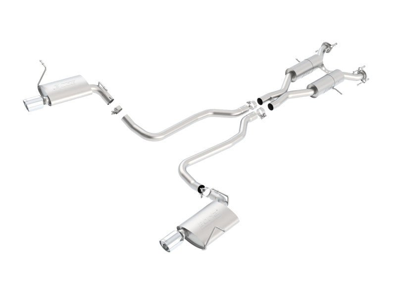 Borla 11-16 Jeep Grand Cherokee Limited/Laredo 5.7L 8cyl 4WD/RWD SS Catback Exhaust - Crew Original