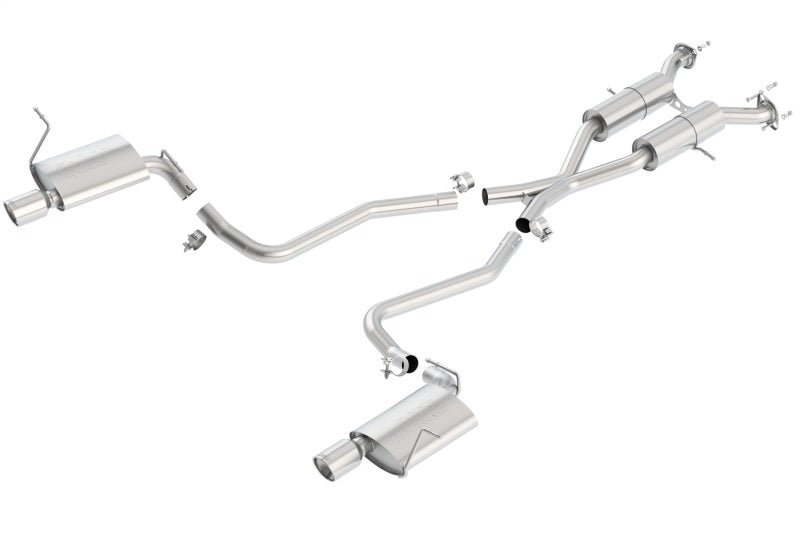 Borla 11-16 Jeep Grand Cherokee Limited/Laredo 5.7L 8cyl 4WD/RWD SS Catback Exhaust - Crew Original