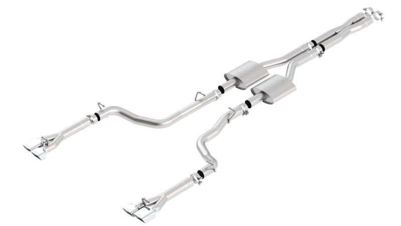 Borla 11 Dodge Challenger SRT8 Coupe AT/MT 5/6spd 6.4L 8cyl ATAK SS Catback Exhaust - Crew Original