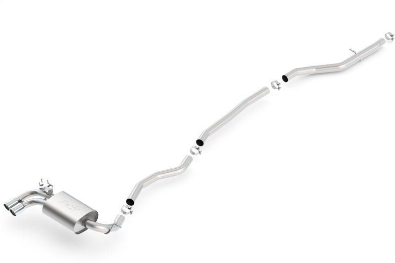 Borla 12-15 BMW 328i Sedan 2.0L AT/MT RWD Dual Left Rear Exit Catback Exhaust - Crew Original