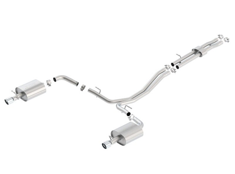 Borla 12-15 Ford Explorer 3.5L EcoBoost Dual Split Rear Ext SS S-Type CB Exht - Crew Original