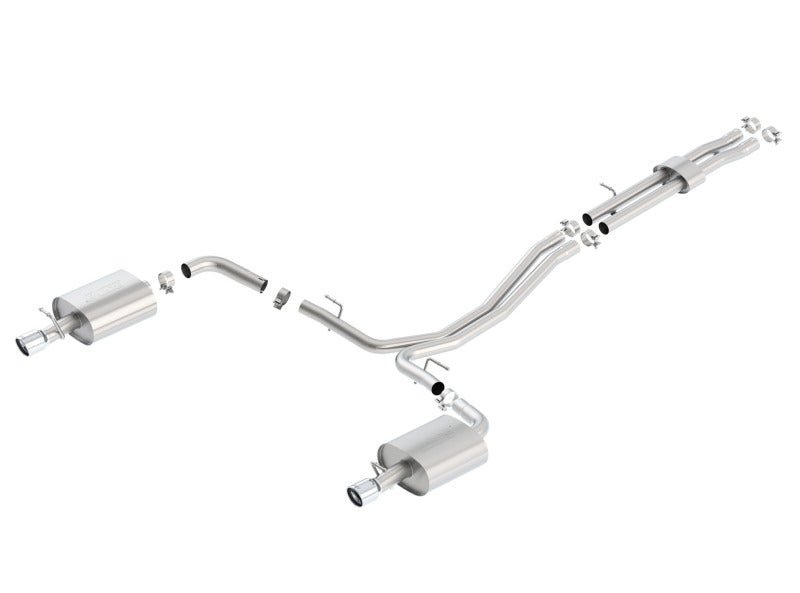 Borla 12-15 Ford Explorer 3.5L EcoBoost Dual Split Rear Ext SS S-Type CB Exht - Crew Original