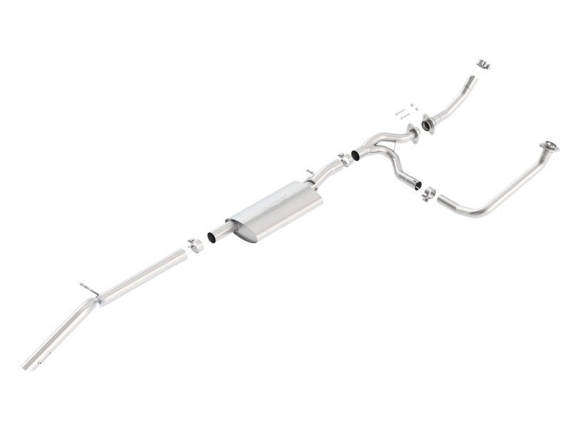 Borla 12-15 Jeep Wrangler 3.6L V6 Auto/Manual Trans Turndown Tip Dual Left Rear Exit Exhaust - Crew Original
