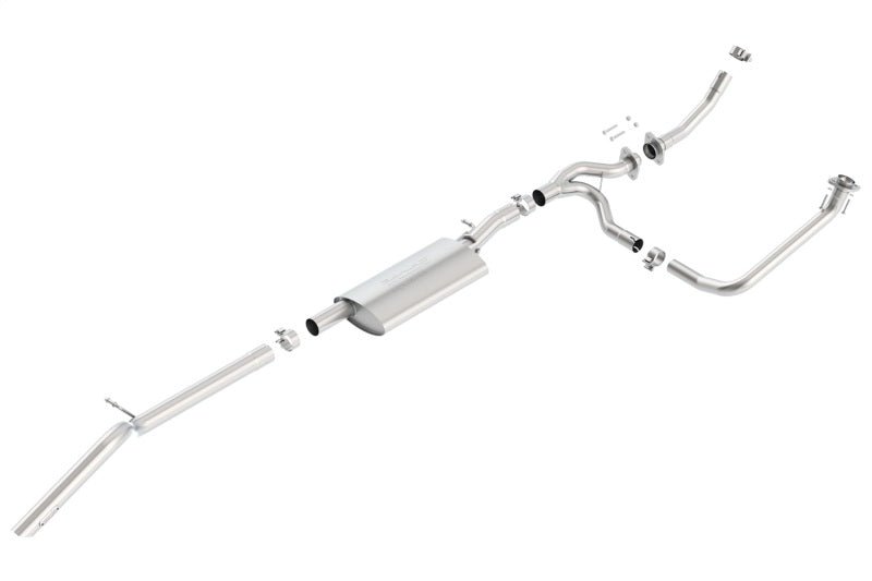 Borla 12-15 Jeep Wrangler 3.6L V6 Auto/Manual Trans Turndown Tip Dual Left Rear Exit Exhaust - Crew Original