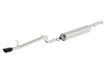 Borla 12-16 Jeep Wrangler V6 4WD Dirt Sport Cat-Back 2.5in Single Square Rolled Angle Cut Rear - Crew Original