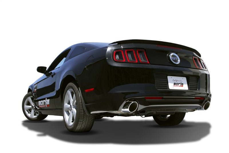 Borla 13-14 Mustang GT/Boss 302 5.0L V8 RWD Single Split Rr Exit S-Type Exhaust (rear section only) - Crew Original